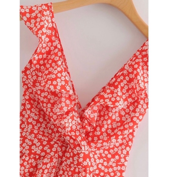 BOHO CALICO PRINT ROMPER - Picture 7 of 11